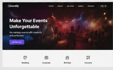 Event Management Website