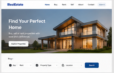 Real Estate Website